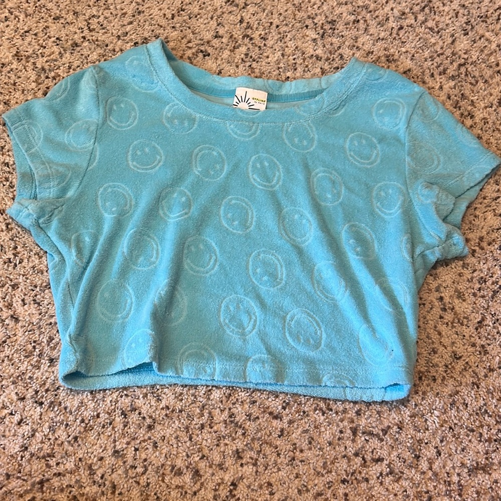 Offline by Aerie blue crop top womens XS